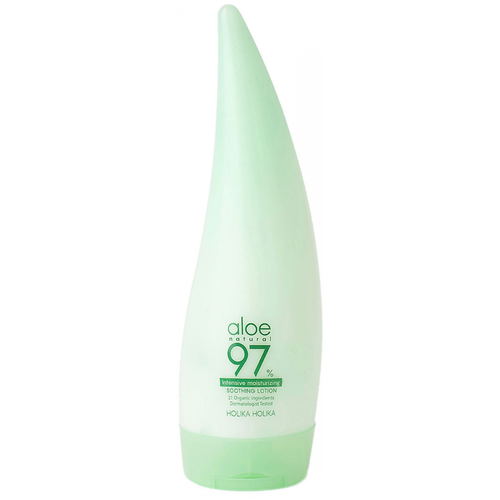 Holika Holika Aloe: Интенсивно увлажняющий кремовый лосьон для лица и тела (Aloe 97% Soothing Lotion - Intensive), 240 мл