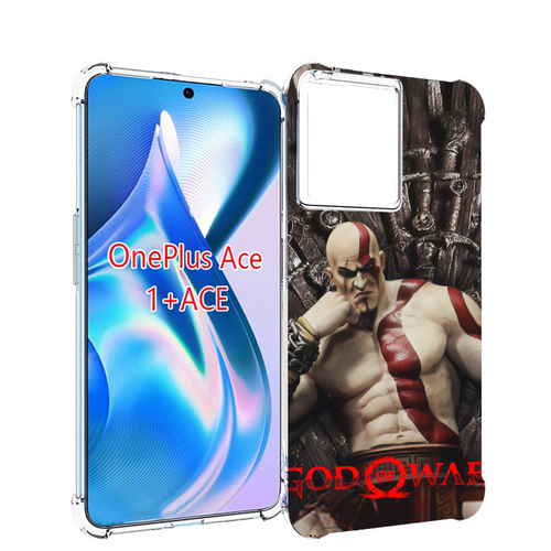 Чехол MyPads God of War Кратос для OnePlus Ace задняя-панель-накладка-бампер