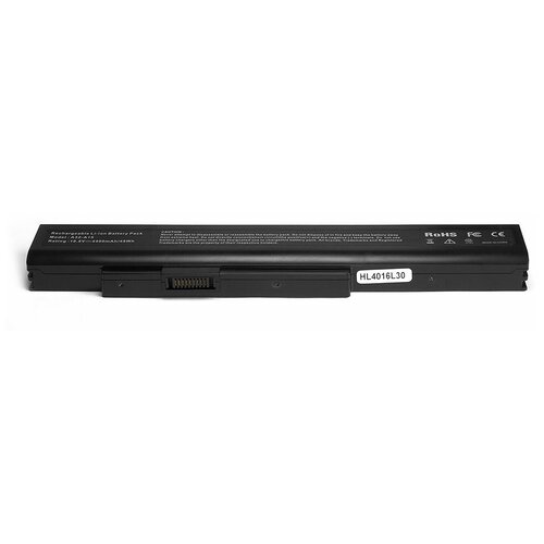 Аккумулятор для ноутбука MSI A6400, CR640, CX640, DNS 0142750, 0151279 (10.8V, 4400mAh). PN: A32-A15, A41-A15, CS-MD9776NB аккумулятор a32 a15 для msi a6400 cr640 cx640