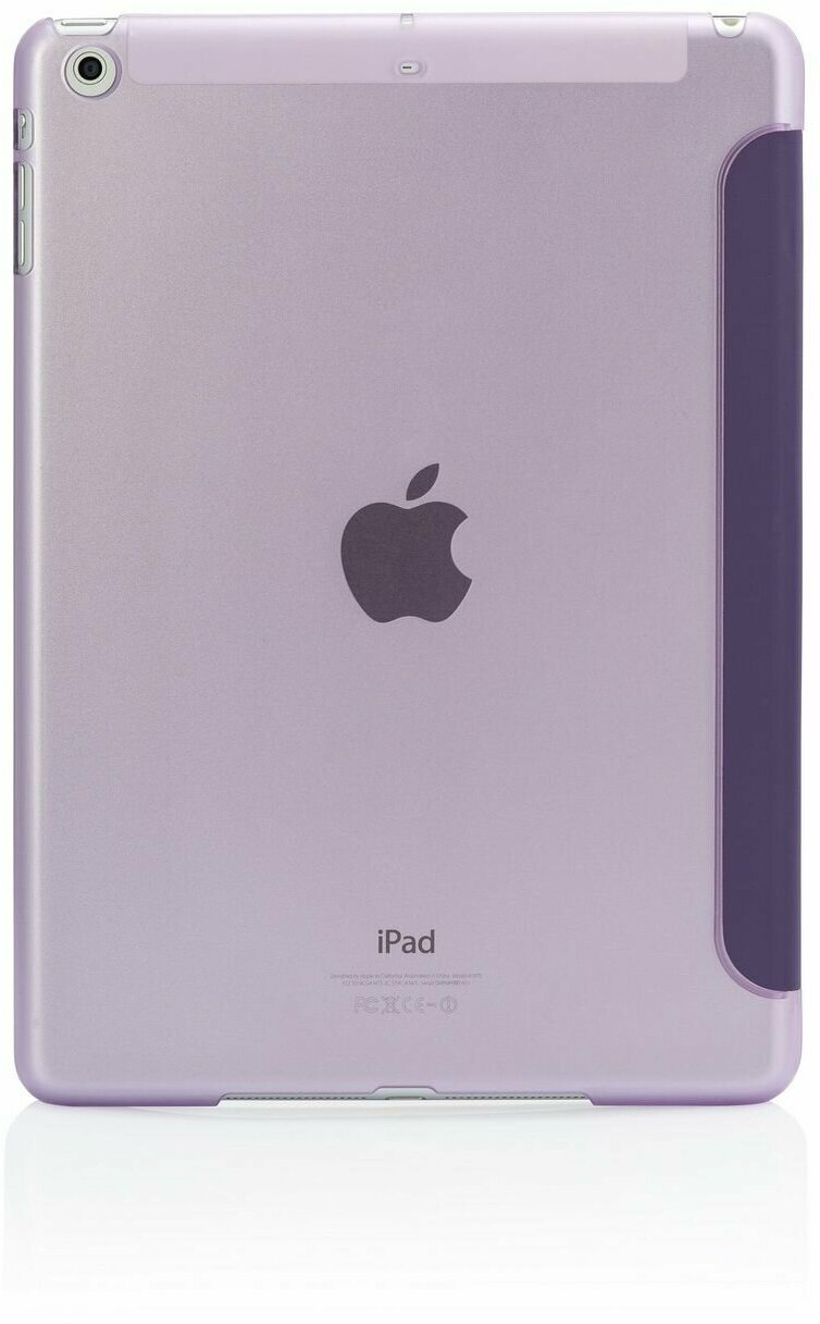 Чехол полиуретановый с задней пластиковой крышкой Y-сложение iPad Air фиолетовый
