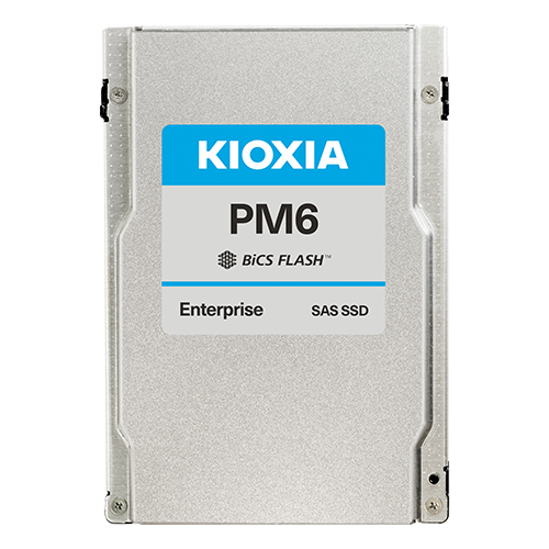 Накопитель SSD 2.5'' Toshiba (KIOXIA) KPM61RUG3T84 PM6-R 3.84TB SAS 24Gb/s BiCS FLASH TLC 4150/2450MB/s IOPS 595K/115K MTTF 2.5M