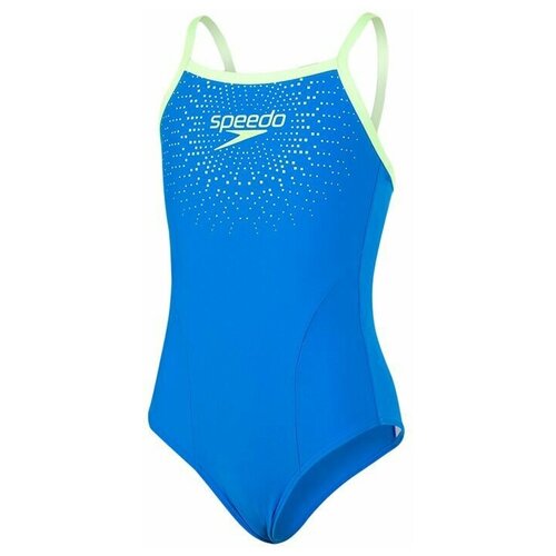 Комбинезон для плавания Speedo, размер 176, зеленый, голубой