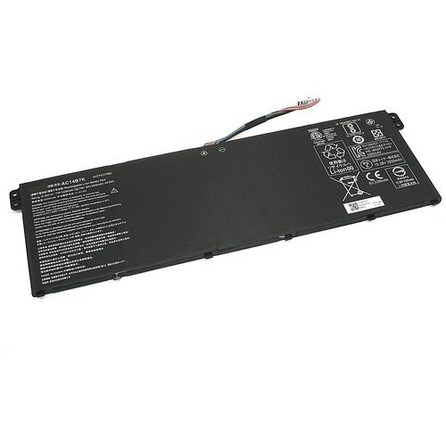 аккумулятор для acer swift 3 sf313 sp515 51 ac14b7k 3320mah 50 7wh 15 28v Аккумулятор AC14B7K для ноутбука Acer Aspire Swift 3 SF3 15.28V 3320mAh черный