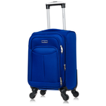 L'case Тканевый чемодан Amsterdam M 65х41х28 светло-синий - изображение