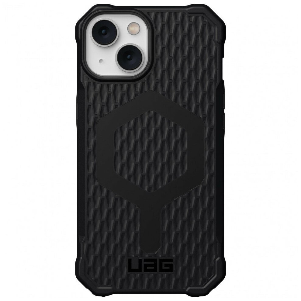 Чехол Urban Armor Gear (UAG) Essential Armor for MagSafe Series для iPhone 14, цвет Черный (Black) (114089114040)