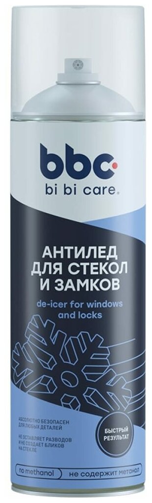 BiBiCare Размораживатель стекол Антилед (вложение 24 шт.) 650 мл 4037