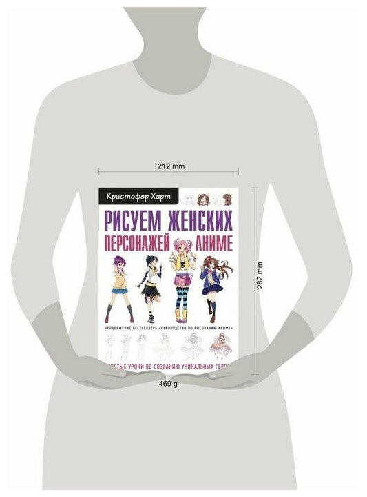 Рисуем женских персонажей аниме. Простые уроки по созданию уникальных героев - фото №18