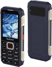 Телефон MAXVI T12, 2 SIM, синий