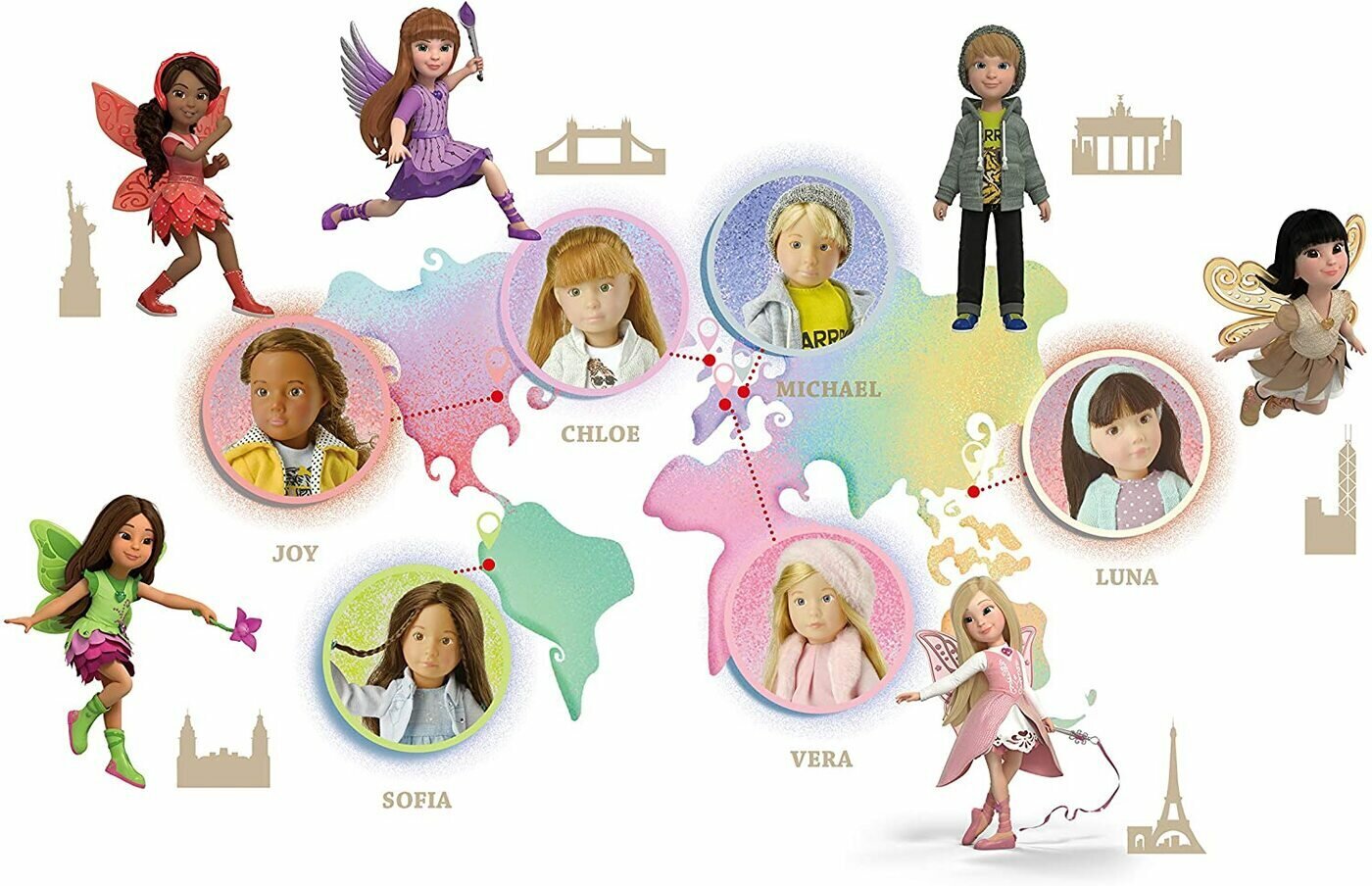 Кукла Хлоя Kruselings художница 23 см — фото 1