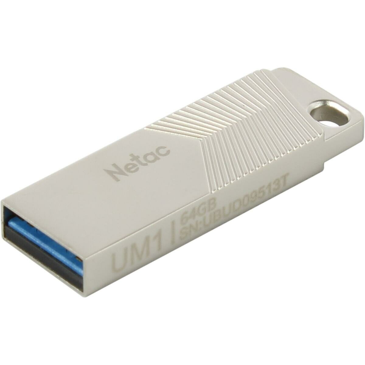 Флешка Netac UM1 NT03UM1N-064G-32PN 64 Гб Light Silver