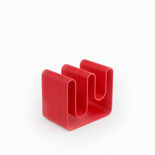 EBURET MINI красный цвет, настольный стеллаж, органайзер, подставка, Ебурет