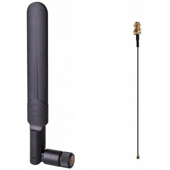 Антенна с удлинителем IPX4 для WiFI BT Ks-is (KS-790C) комплект SMA F + IPX4 F/U. FL F