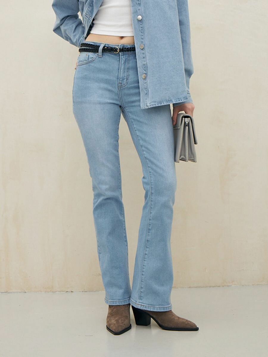 Джинсы клеш 