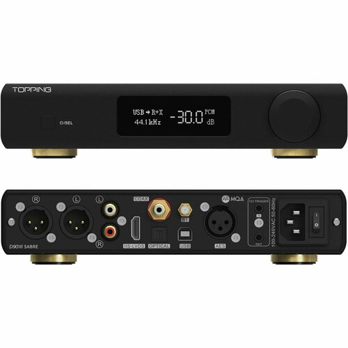 ЦАП транзисторный Topping D90 III black 128377₽