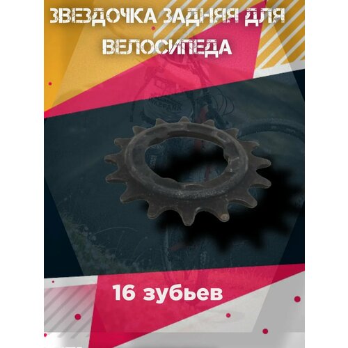 Задняя звезда велосипедная 16 зубов 270₽