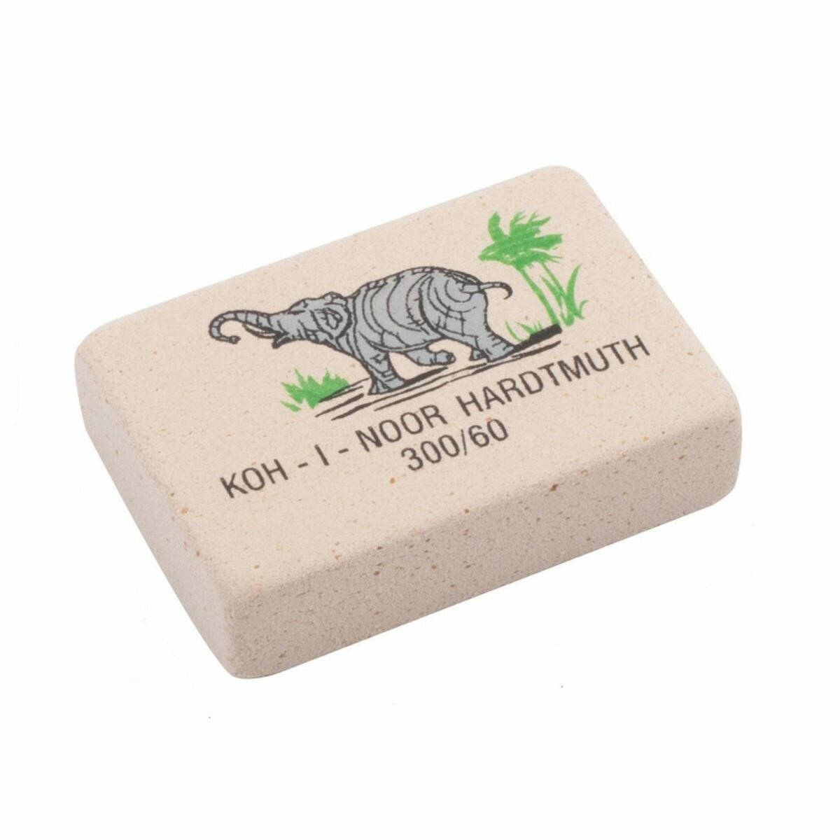 Ластик Koh I Noor Elephant 300 60  прямоугольный  натуральный каучук  31x21x8мм  1шт 