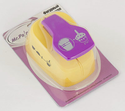 Изображение товара Mr.Painter MPB-63-LS76 Фигурный дырокол 6,3 см Завитки - декоративный инструмент скрапбукинга