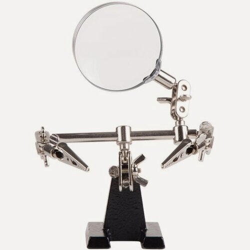 Изображение товара Держатель с лупой "третья рука" Rexant 12-0251 (HT-390 / ZD-10D)