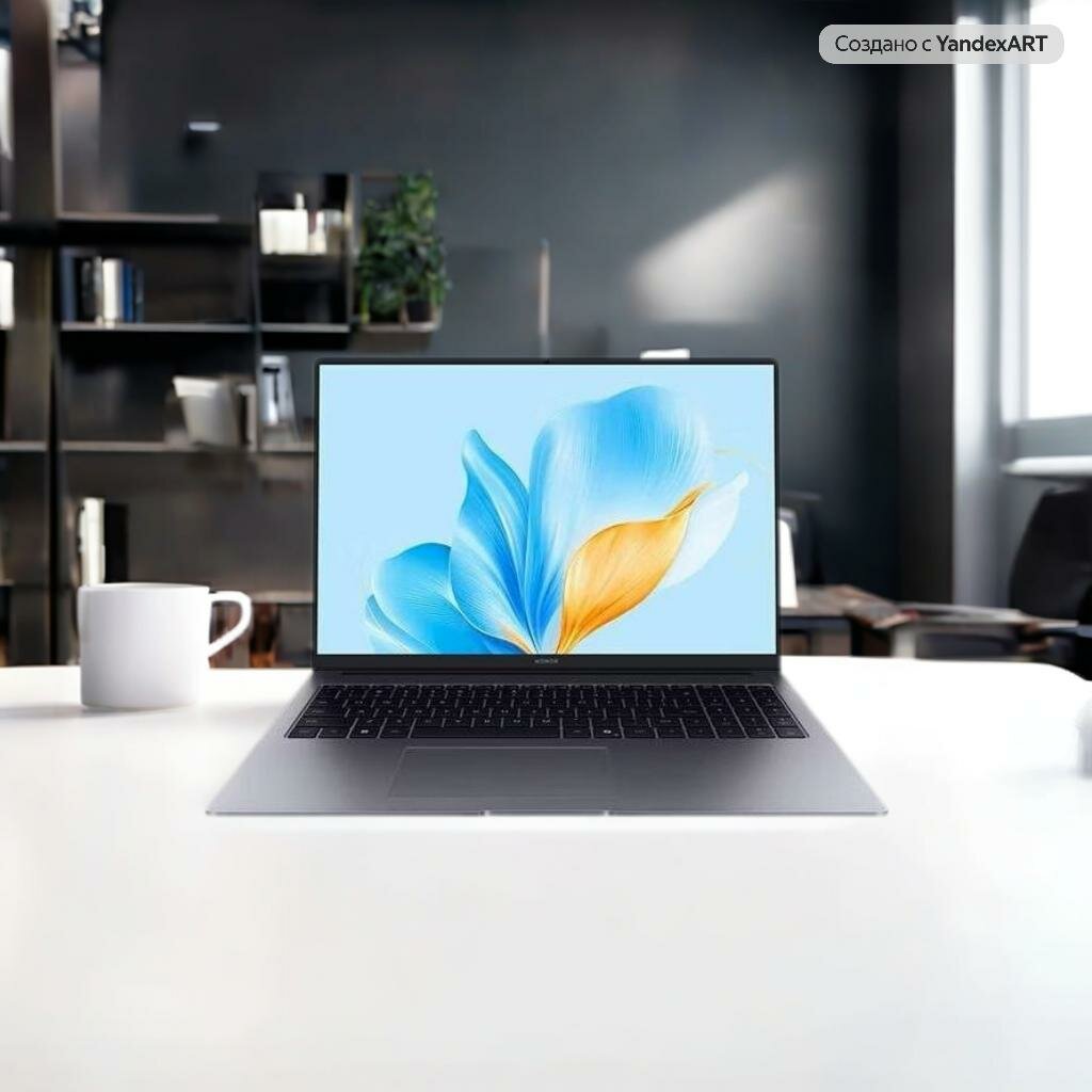 16" Ноутбук HONOR MagicBook X16 2025, i5-13420H, 16+512, Windows 11, серый (5301ALWS)