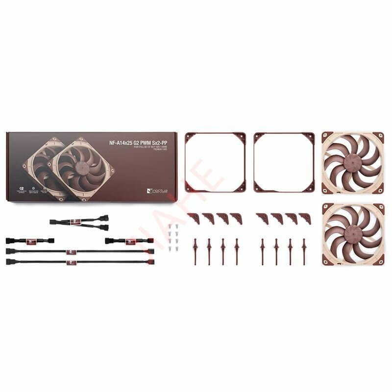 NOCTUA NF-A14x25 G2 PWM Sx2-PP Вентилятор охлаждения материала LCP