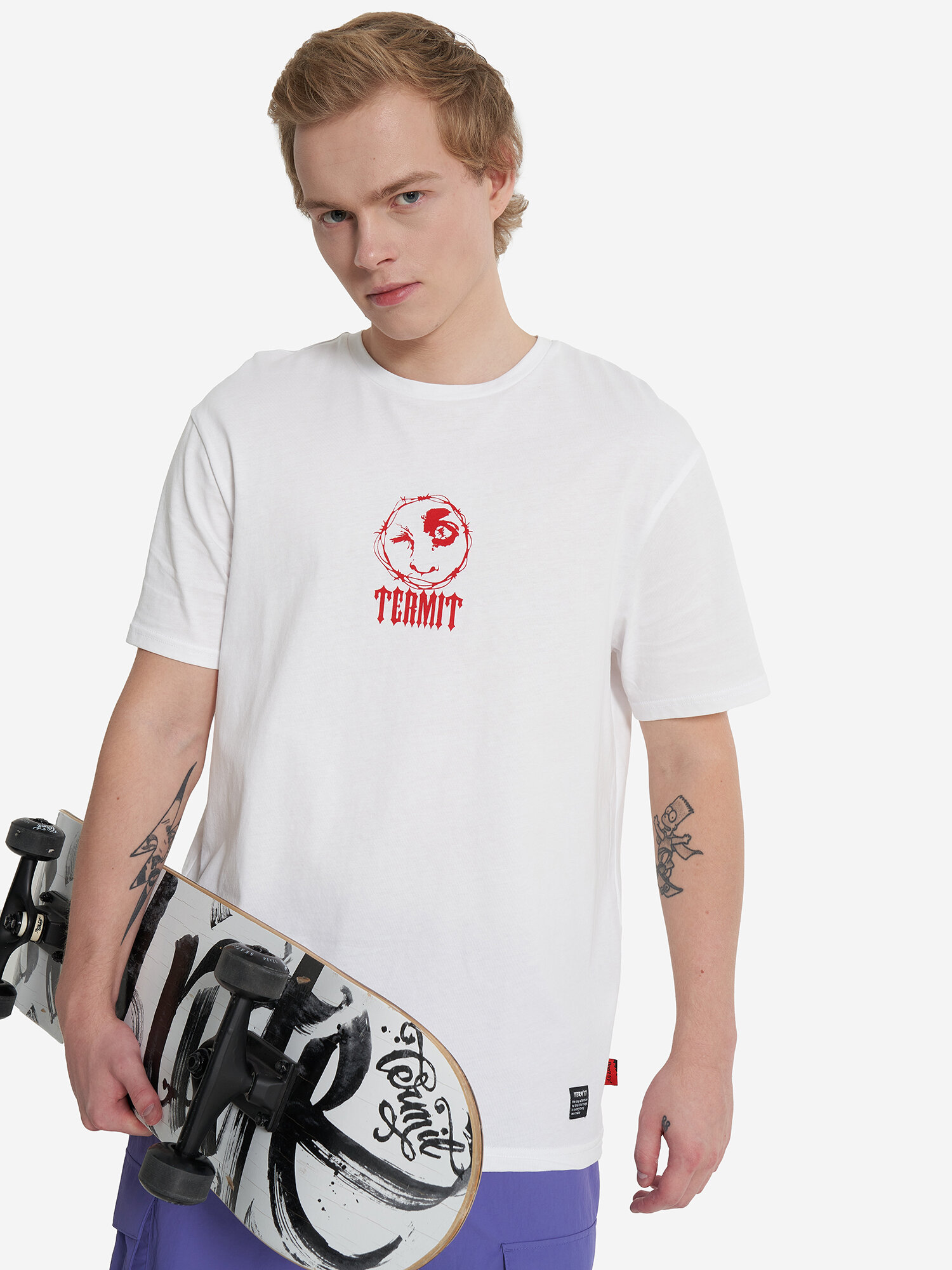Футболка Termit, размер 54, белый,