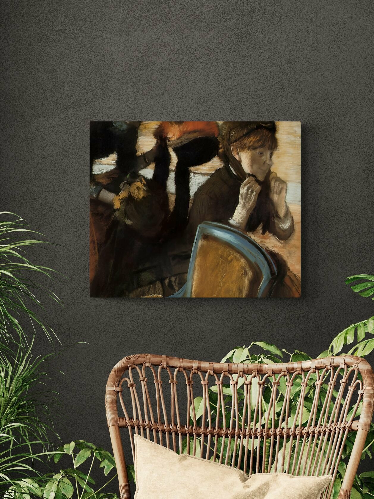 Эдгар Дега "У модистки 2". Картина 60х50 см — фото 1