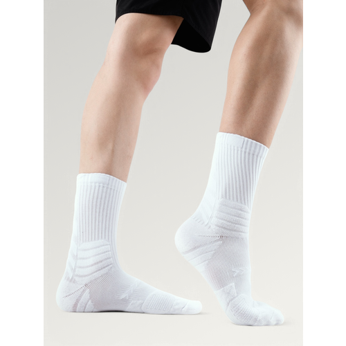 фото Носки lbh носки компрессионные 38-44 lbh guardian compress fibre, размер 39-44, белый