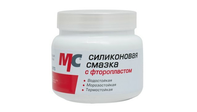 Смазка силиконовая 400 мл мс спорт с фторопластом  банка 