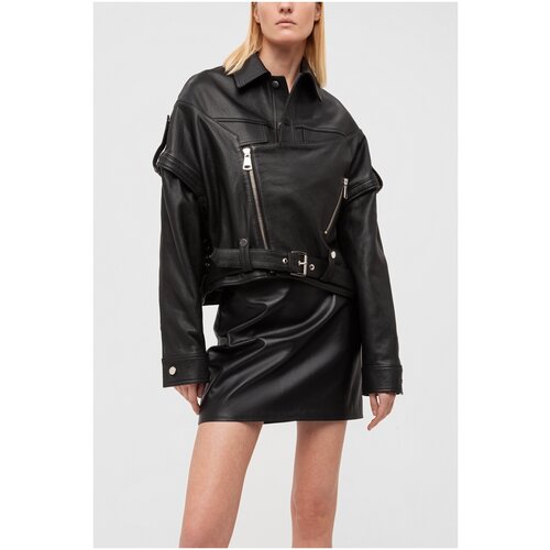 фото Куртка manokhi цвет черный размер 42