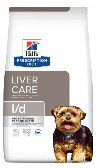 Сухой корм для собак Hill's Prescription Diet l/d Liver Care при заболеваниях печени 1,5 кг