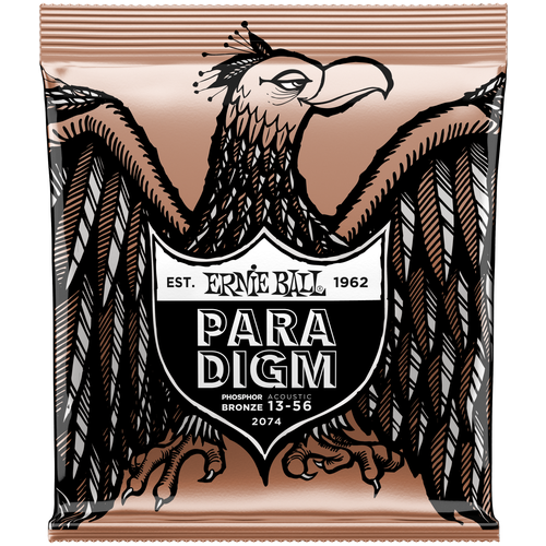 ERNIE BALL 2074 Paradigm Phosphor Bronze Medium 13-56 Струны для акустической гитары струны для акустической гитары ernie ball paradigm 13 17 26 34 46 56 p02074