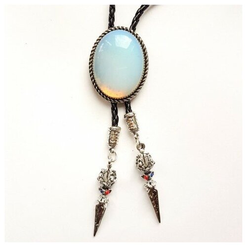 Галстук Боло с искусственным опалом