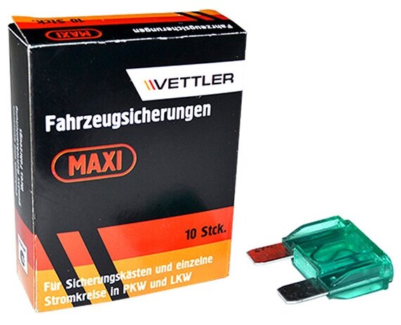 Плоский предохранитель Vettler 30А "MAXI" (упаковка 10 )