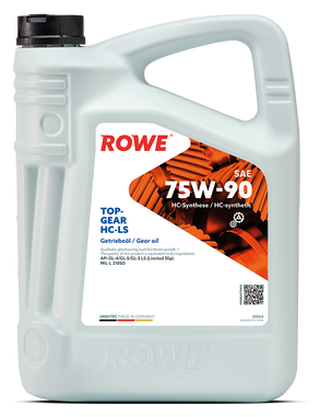 Масло трансмиссионное ROWE HIGHTEC TOPGEAR HC-LS 75W90, 75W-90, 5 л
