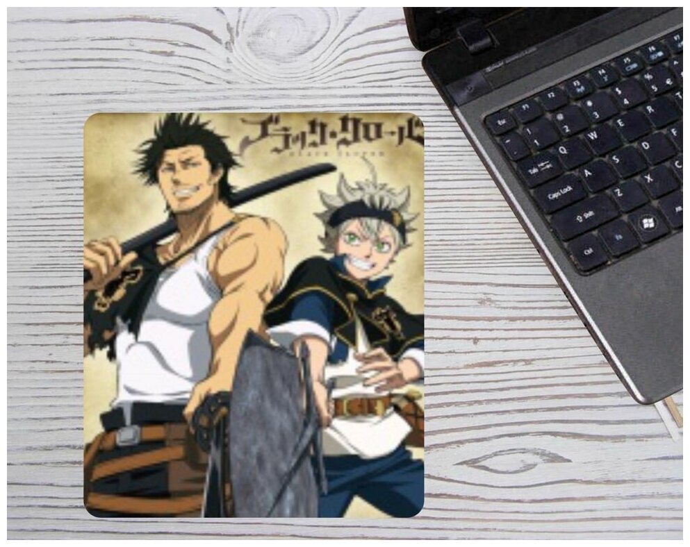 Коврик Черный Клевер, Black Clover для мыши №30