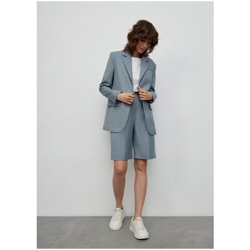 фото Шорты-бермуды niceone [серо-голубой, m]