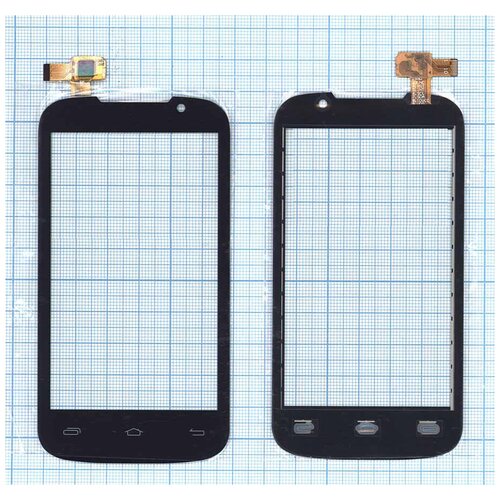 Сенсорное стекло (тачскрин) для Prestigio MultiPhone 3400 DUO черное
