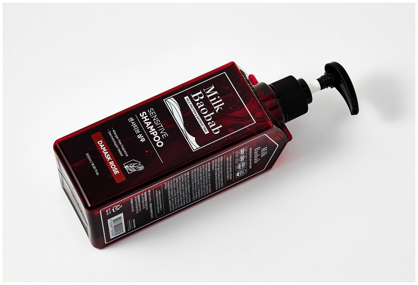Шампунь MilkBaobab Sensitive Shampoo Damask Rose 500ml - фото №6