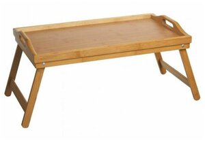 Поднос-столик 50*30*23см бамбук №2