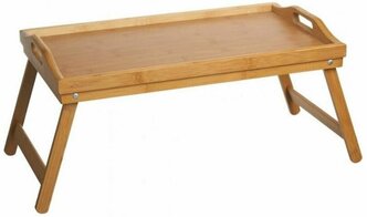 Поднос-столик катунь КТ-СТ-02 №2, прямоугольный, бамбук, 50х30х23см