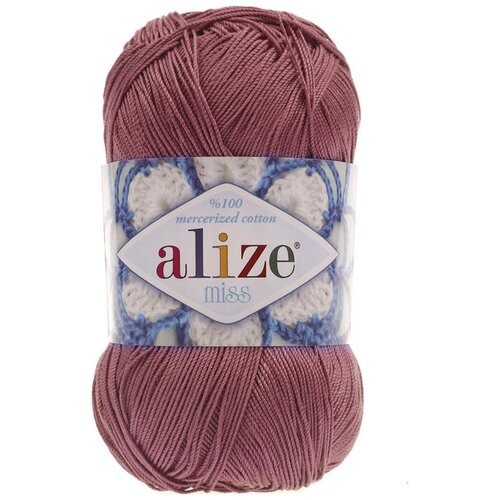 Пряжа ALIZE Miss, 7732316_468 увядшая роза, 50 г, 280 м, 5 шт в упаковке