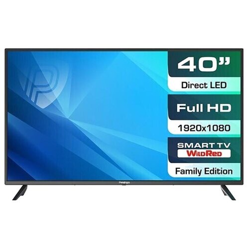 Телевизор LED 40 Prestigio PTV40SS06YCISBK черный USB WiFi Smart TV RUS 1580000₽