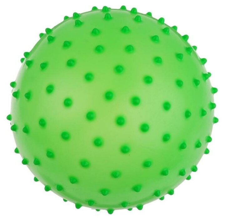 Мячик массажный, матовый пластизоль, d=20 см, 50 г, микс - фотография № 5