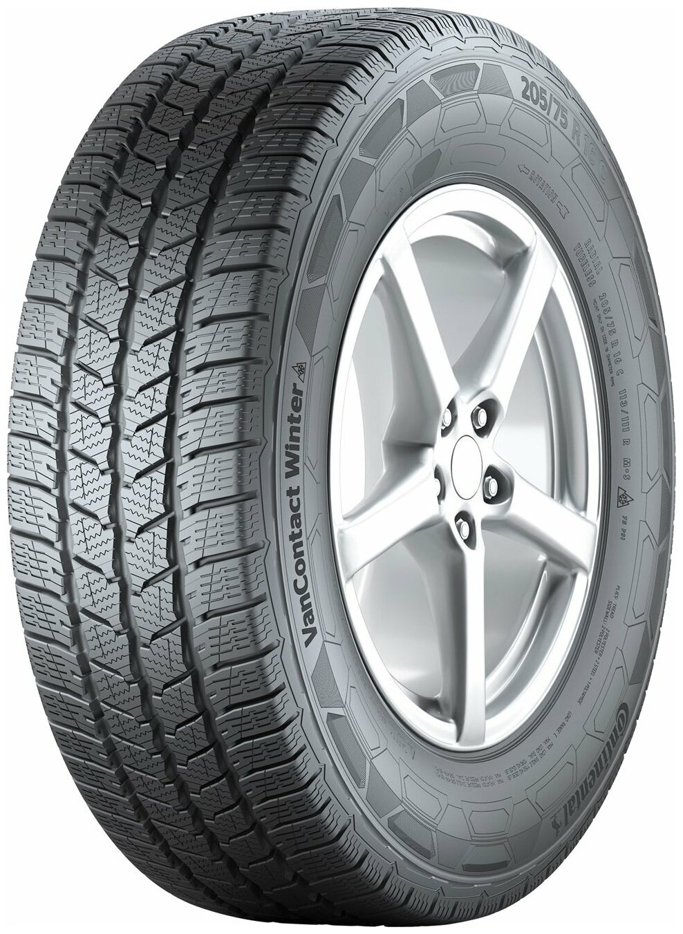 Автошина Continental VanContact Winter 205/75R16 110R