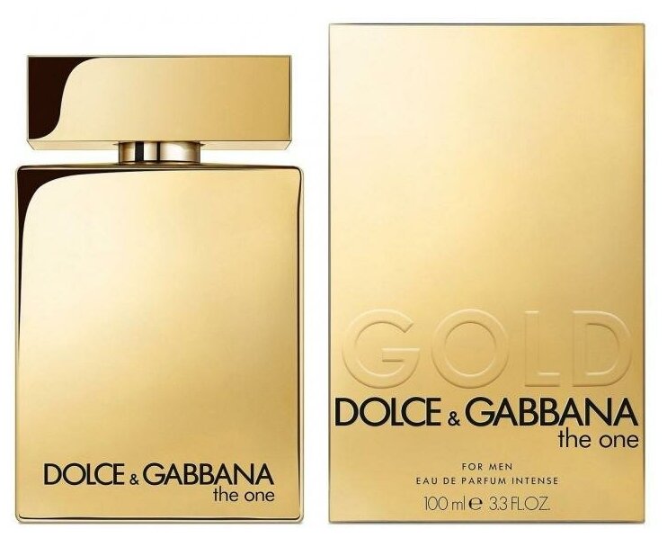 D&g men The One Gold Туалетные духи 100 мл. intense