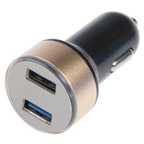 Автомобильный вольтметр зарядное устройство Cartage 12-24 В 2 USB 2А микс 42600₽