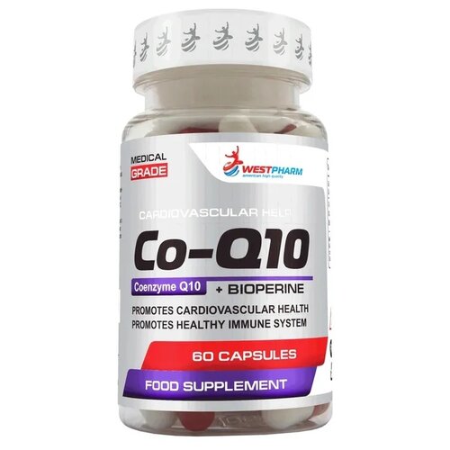 Капсулы WESTPHARM Co-Q10, 100 мл, 60 шт.