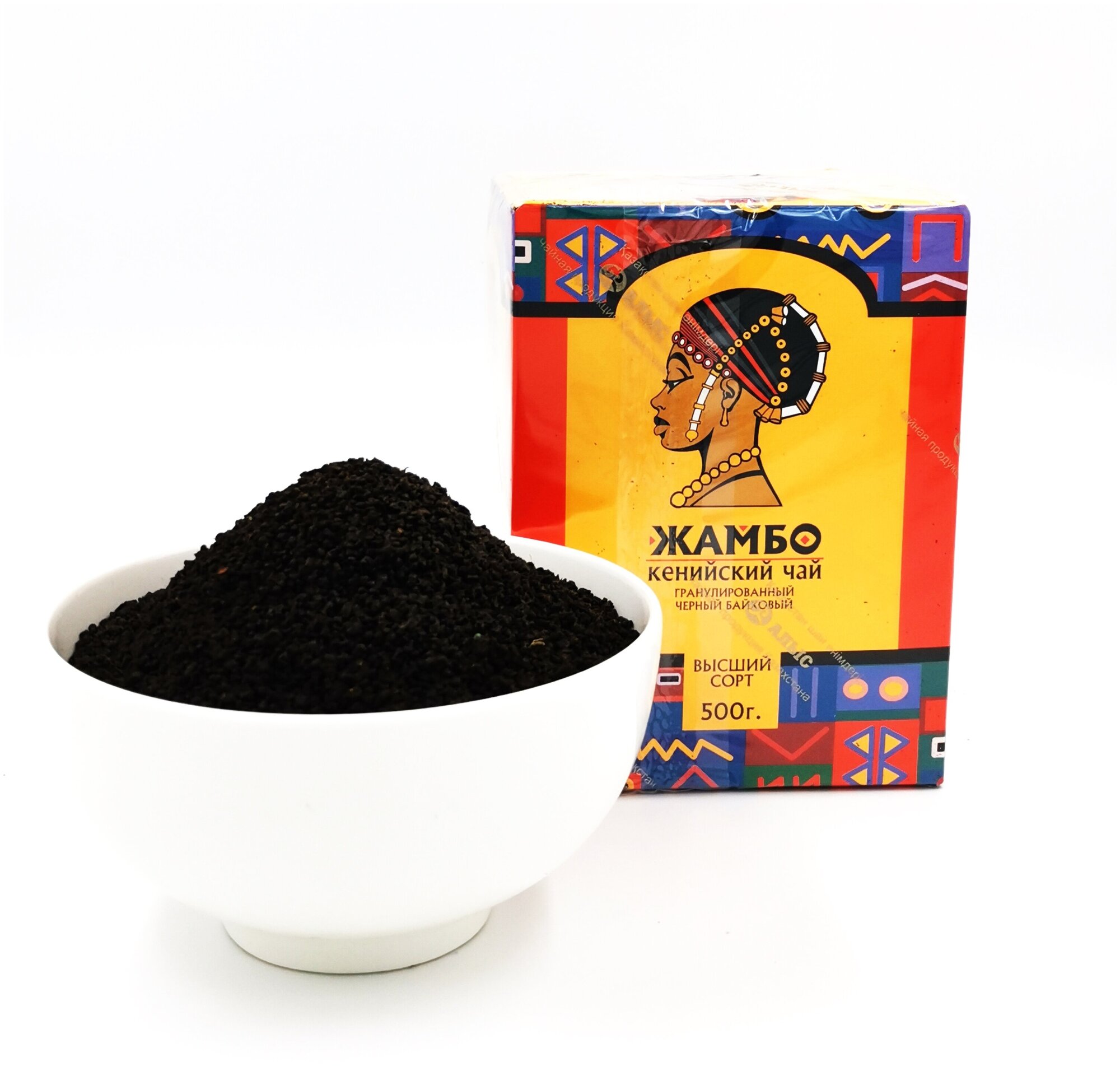 Жамбо / Чай черный рассыпной гранулированный кенийский высший сорт жамбо 500гр. - фотография № 4
