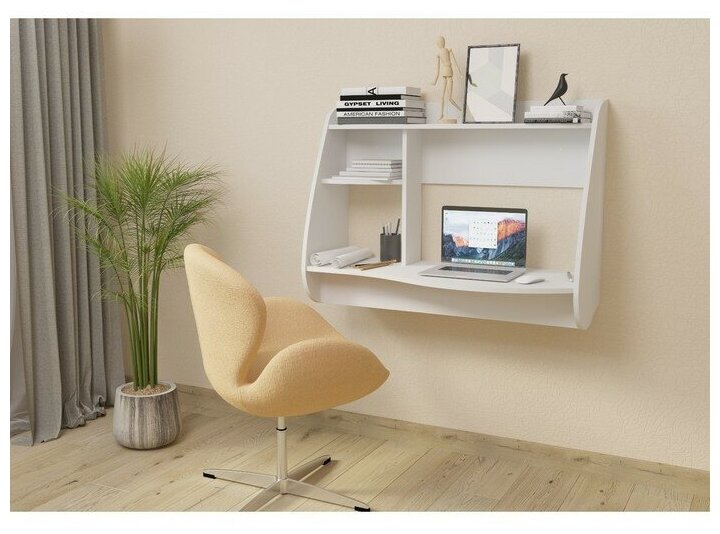 фото Стол рабочий подвесной смарт 1000х450х750 Белый 7721701