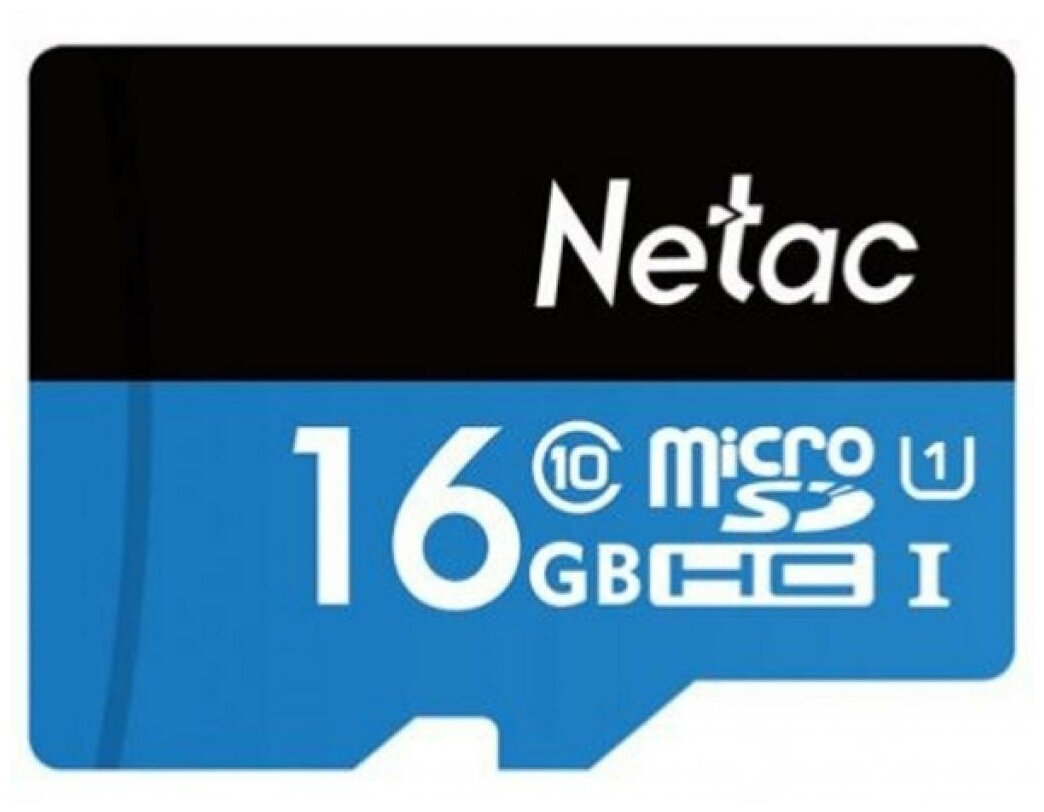 Карты памяти PNY Карта памяти MicroSD 16Гб Netac P500 (NT02P500STN-016G-S)